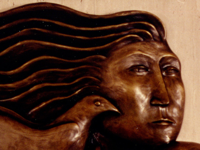 GAIA, Bronze Bas-Relief Sculpture