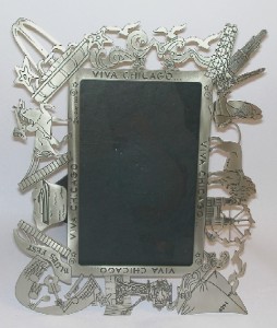 13. Nickel Silver Etched Picture Frame, Corporate Gifts