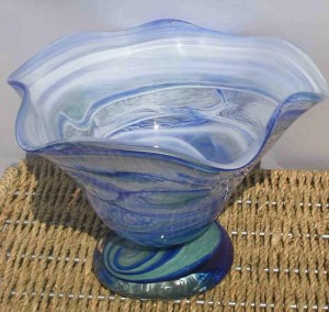 Blown Glass Candy Bowl