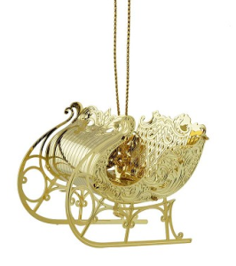 18. Etched Brass Holiday Ornaments