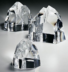 18. Iceberg Crystal Paperweights