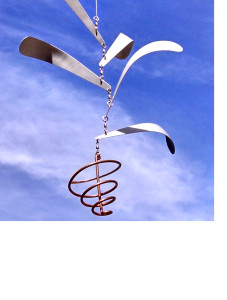 21. Mobiles, Small to Tiny Aluminum, Copper, Anodyzed,