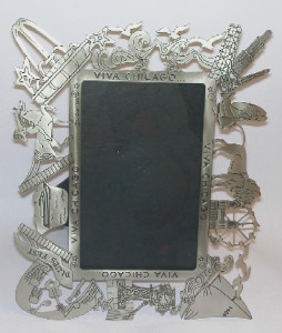 5. Nickel Silver Etched Picture Frame, Corporate Gifts