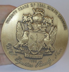 6.Die Struck Bronze Paperweight, Corporate Gifts - 4