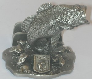 Cast Pewter Biz Card Holder