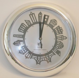 City Chicago Wall Clock