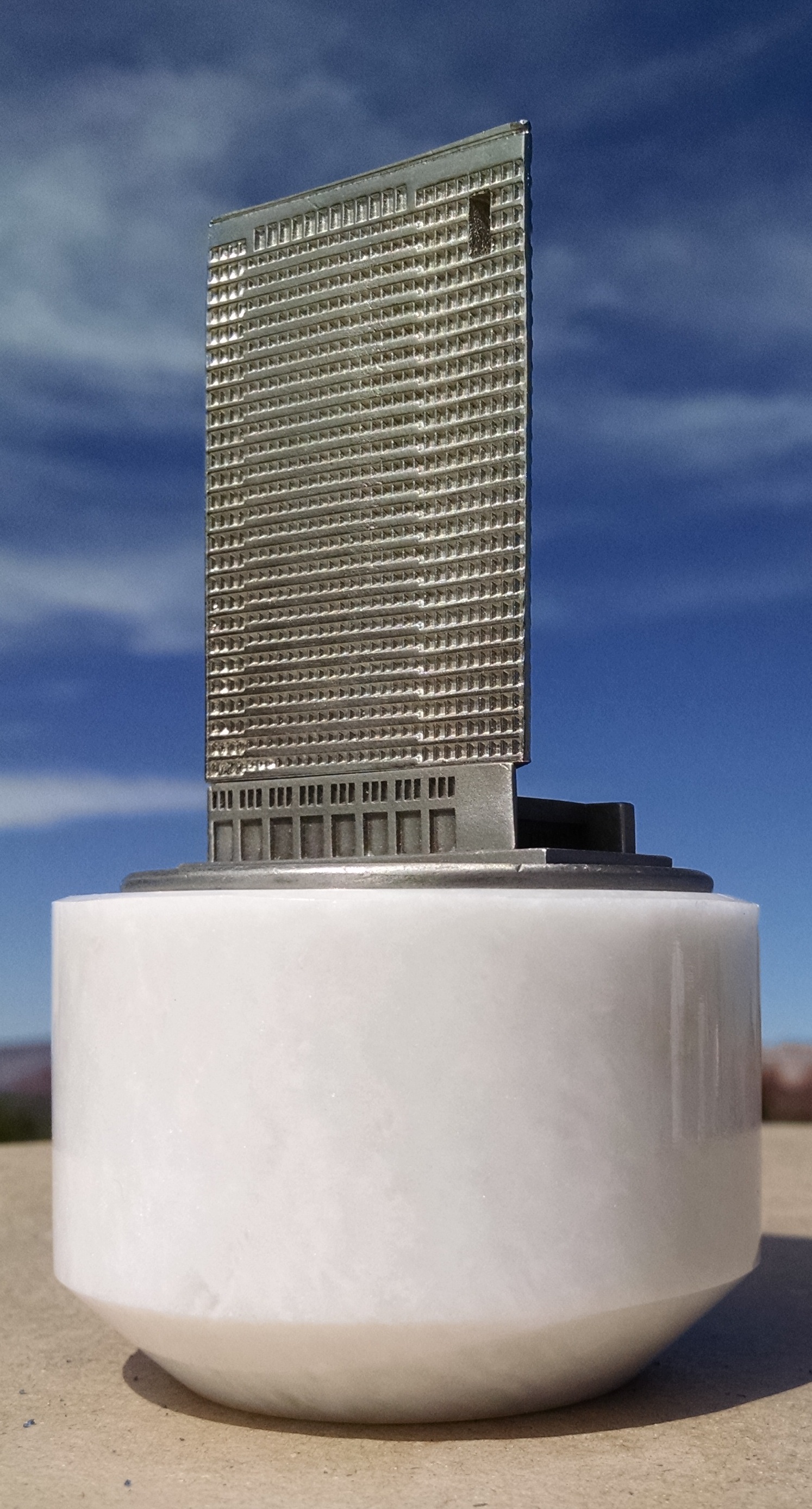 Client's building in Pewter.