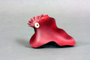 Funky Red With Floret