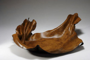 Hand Formed Leather Bowl